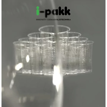 Műanyag pohár 3dl átlátszó