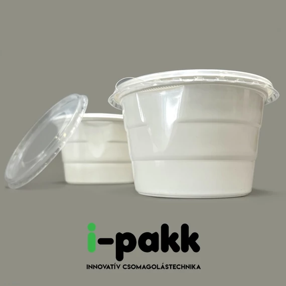 PP fehér leveses tál 750ml