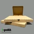 Kép 2/6 - Pizzadoboz 32cm barna